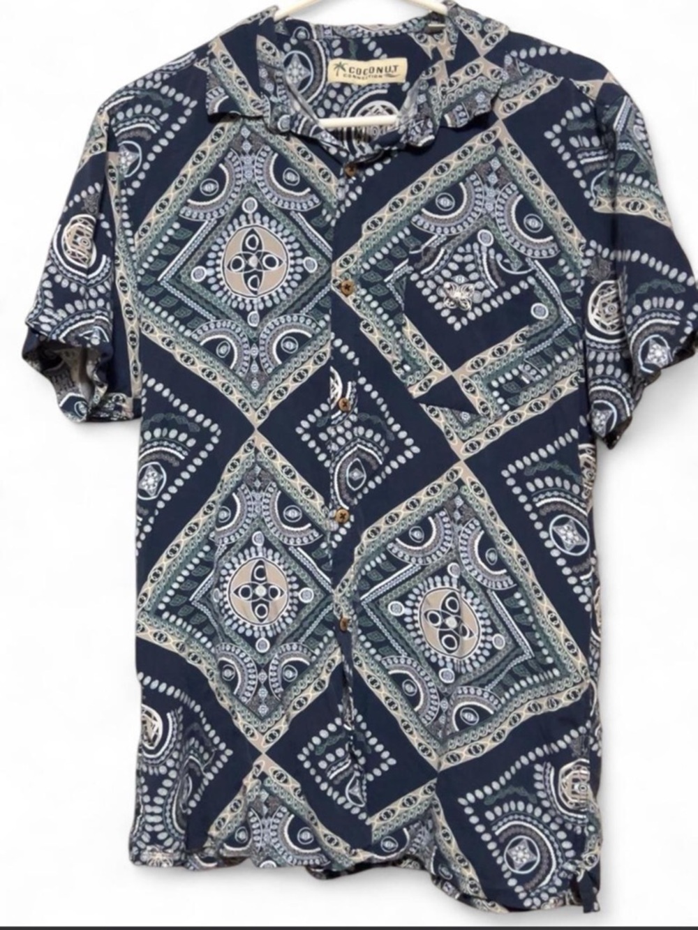 Coconuts connection Sleeve Button-Down Shirt